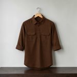 Men's Chocolate Brown Cotton Katua