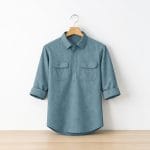 Men's Sea Green Cotton Katua Shirt